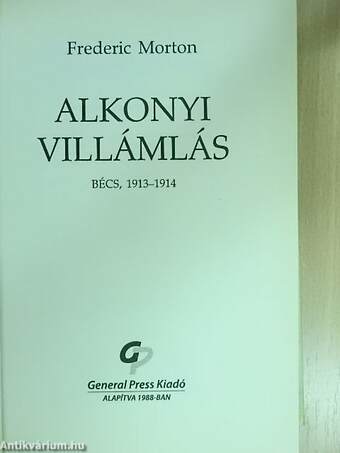 Alkonyi villámlás