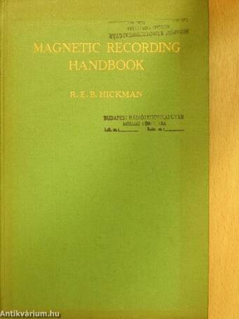 Magnetic recording handbook