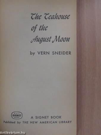 The Teahouse of the August Moon