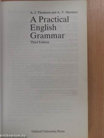 A Practical English Grammar