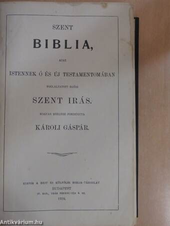 Szent Biblia