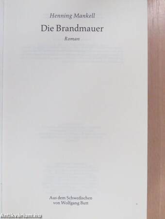 Die Brandmauer