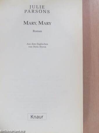 Mary, Mary