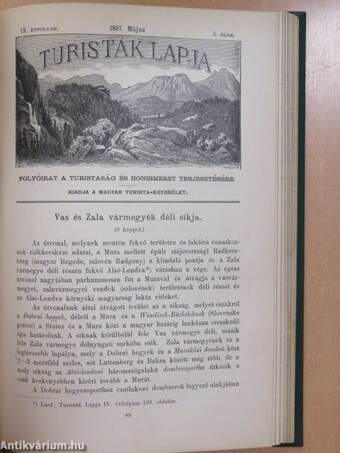 Turisták Lapja 1897. január-december