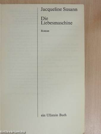 Die Liebesmaschine