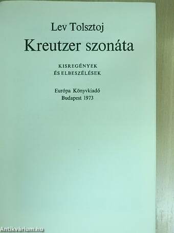 Kreutzer szonáta