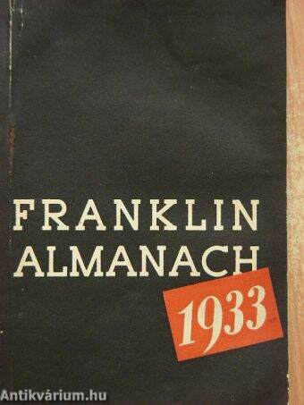 Franklin Almanach 1933