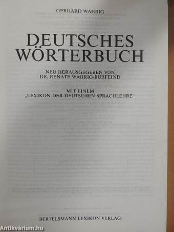 Deutsches Wörterbuch