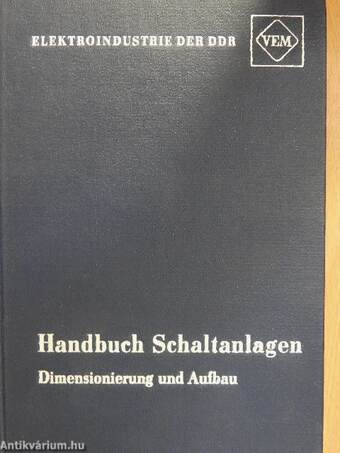 VEM-Handbuch Schaltanlagen