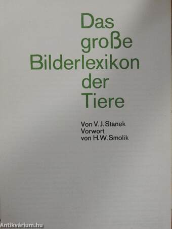 Das große Bilderlexikon der Tiere