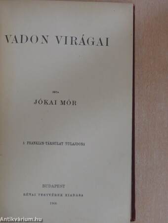 Vadon virágai