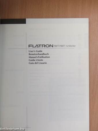 Flatron 795FT/795FT Plus Colour Monitor - User's Guide