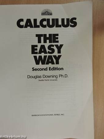 Calculus - The easy way