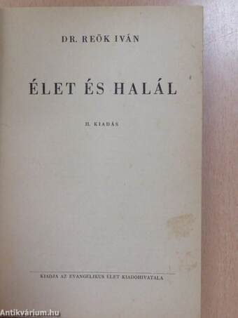 Élet és halál