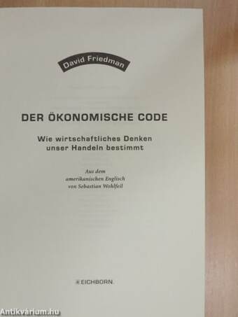 Der ökonomische code