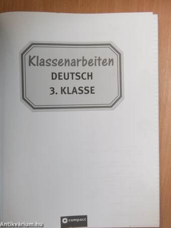 Klassenarbeiten Deutsch 3. Klasse