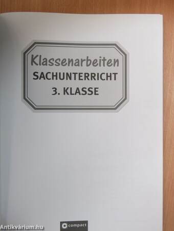 Klassenarbeiten Sachunterricht 3. Klasse