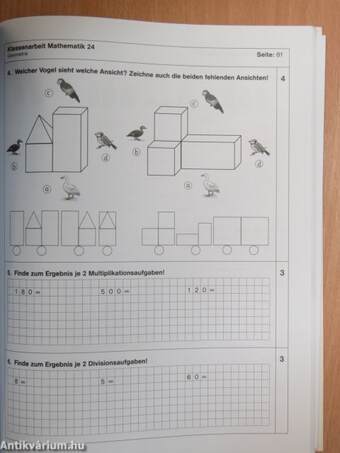 Klassenarbeiten Mathematik 3. Klasse