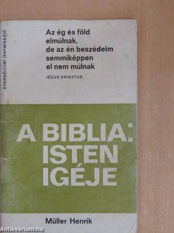 A Biblia: Isten igéje