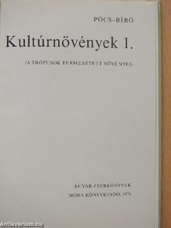 Kultúrnövények 1.