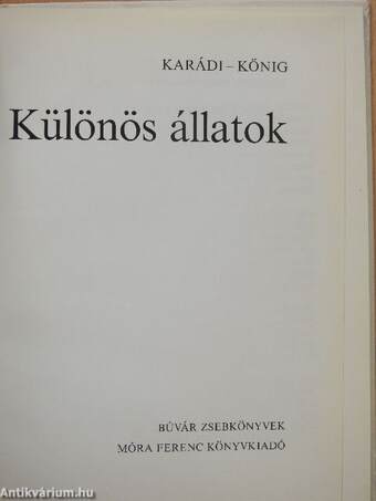 Különös állatok