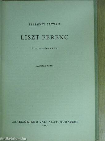 Liszt Ferenc élete képekben
