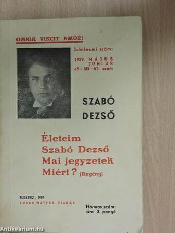 Életeim/Szabó Dezső/Mai jegyzetek/Miért?