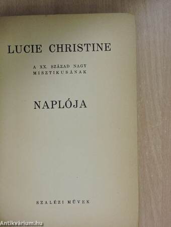 Lucie Christine naplója