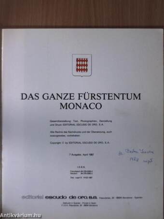 Das Ganze Fürstentum Monaco