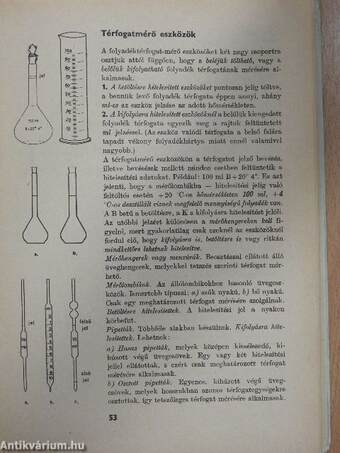 Kémiai laboratóriumi gyakorlatok