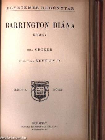 Barrington Diána I-II.