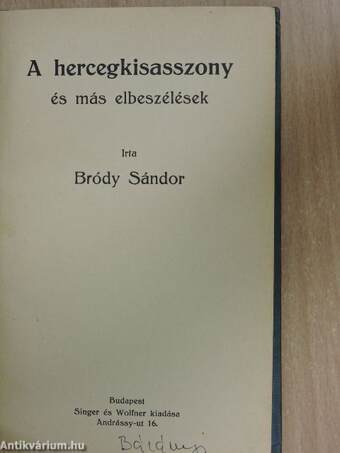 A hercegkisasszony