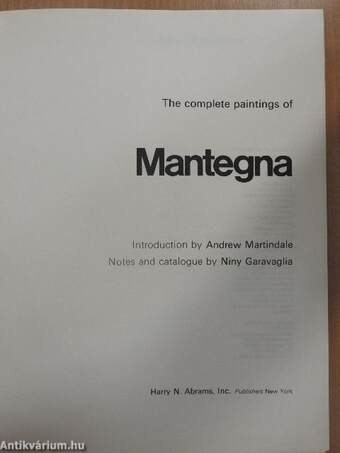 The complete paintings of Mantegna