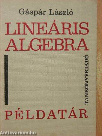 Lineáris algebra példatár