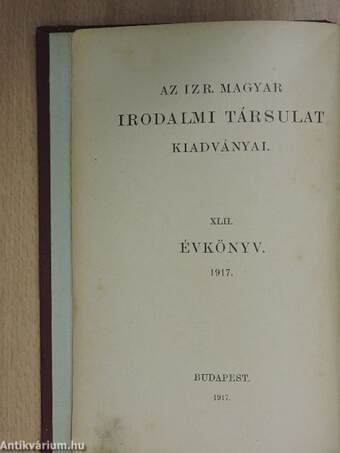 Évkönyv 1917.