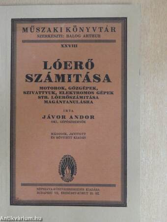 Lóerő számitása