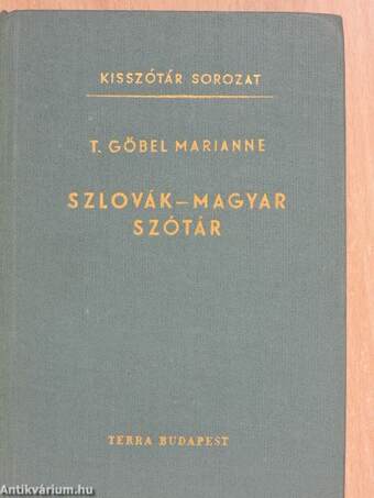 Szlovák-magyar szótár