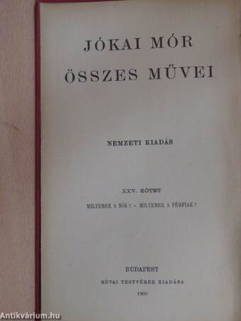 Milyenek a nők?/Milyenek a férfiak?