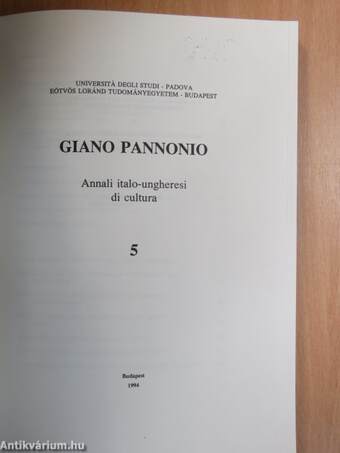 Giano Pannonio 5.