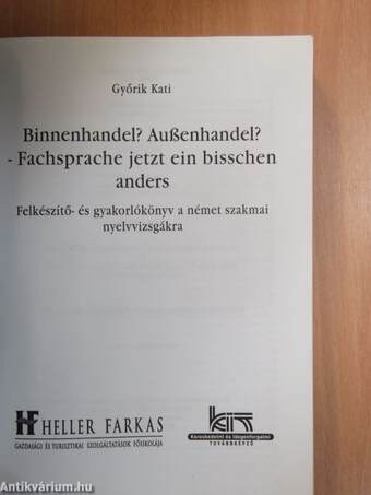 Binnenhandel? Außenhandel? - Fachsprache jetzt ein bisschen anders