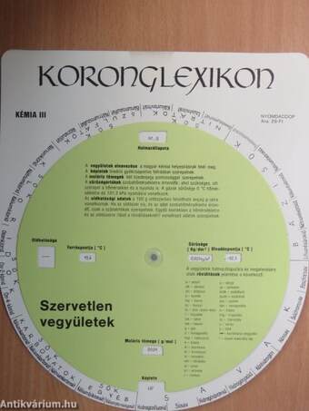 Koronglexikon - Kémia III.