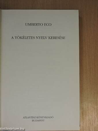 A tökéletes nyelv keresése