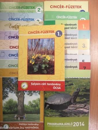Cincér-füzetek 1-11./Tanösvények Budapest körül 1-5., 7./Programajánló 2014. Duna-Ipoly Nemzeti Park