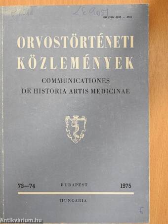 Orvostörténeti közlemények 73-74.