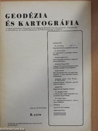 Geodézia és kartográfia 1975/2.