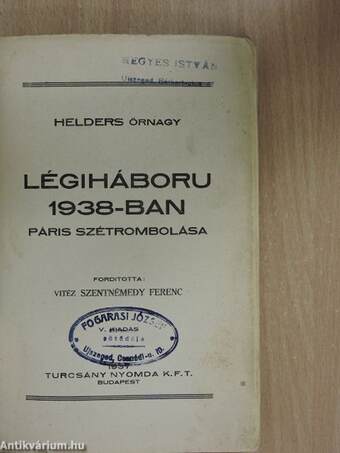 Légiháboru 1938-ban