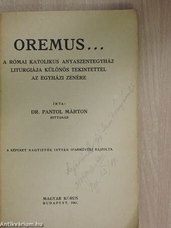 Oremus...