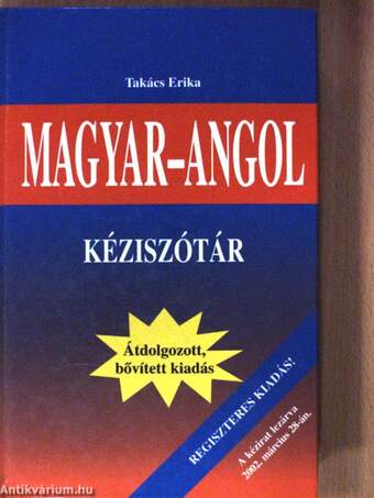 Magyar-angol kéziszótár