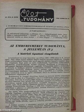 Élet és Tudomány 1960. (nem teljes évfolyam)