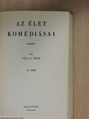 Az élet komédiásai I-II.